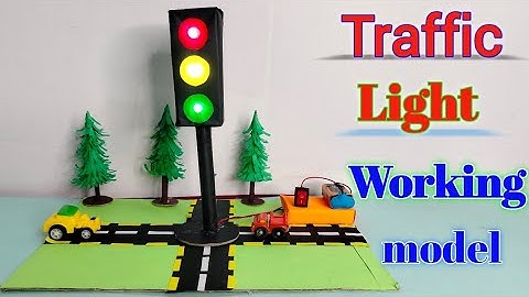Traffic Light working model/Traffic signal with light/Traffic signal project/traffic light model