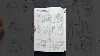 Transformers the Ark! Amazing Generation one artwork. Original character designs. G1 cartoon sketch
