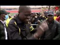 Senator Johnson arrives at Nyayo Stadium for the final rally