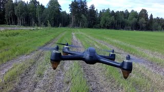 (7) Hubsan H501S Что будет если сядет батарея на пульте во время полёта?