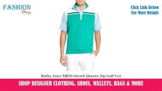 ★★★ Bobby Jones XH2O Stretch Quarter Zip Golf Vest ★★★