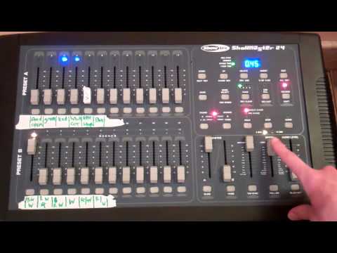 Showtec Showmaster 24 - Playback