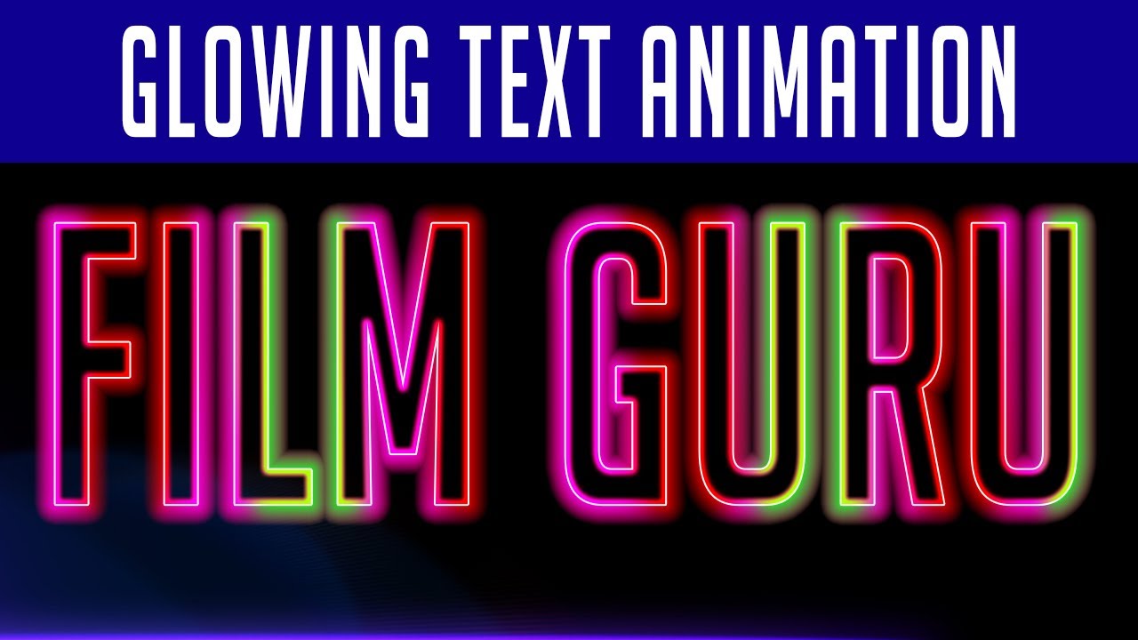how to make glowing text light animation in mobile using alight motion ...
