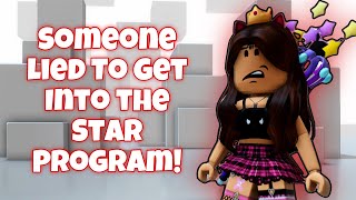 This YouTuber LIED To Get Into The STAR PROGRAM! 😱