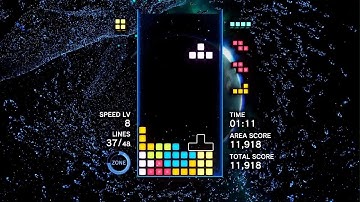 (FLASHING LIGHTS WARNING) Tetris Effect Connected Journey Mode Area 1