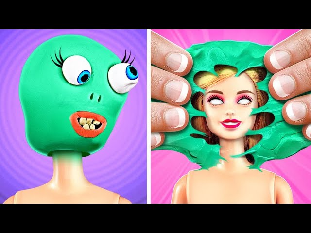 From M3GAN Doll to Popular! Zombie Doll Makeover 🧟‍♀️ Easy Fidgets and  Crafts by Barbie 💖 - YouTube