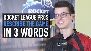 Rocket League pros take the three word challenge