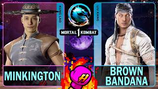 MK1 Minkington (KUNG LAO) VS Brown Bandana (LIU KANG)🥊Mortal Kombat 1🥊4K 60ᶠᵖˢ