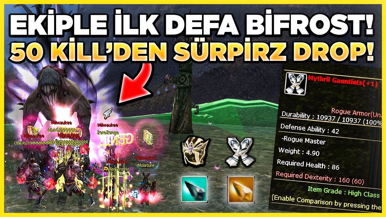 EKİPLE İLK DEFA BİFROST GİRDİK😍! | GÖREVDEN SÜRPRİZ DROP 🤑| Knight Online Zero #9