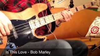 Video thumbnail of "Is This Love - Bob Marley Bass Cover"