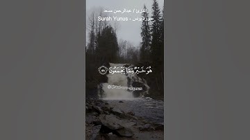 القارئ عبد الرحمن مسعد 😌قل بفضل الله وبرحمته فبذلك فليفرحوا هو خير مما..{58}🤲سورة يونس - Surah Yunus