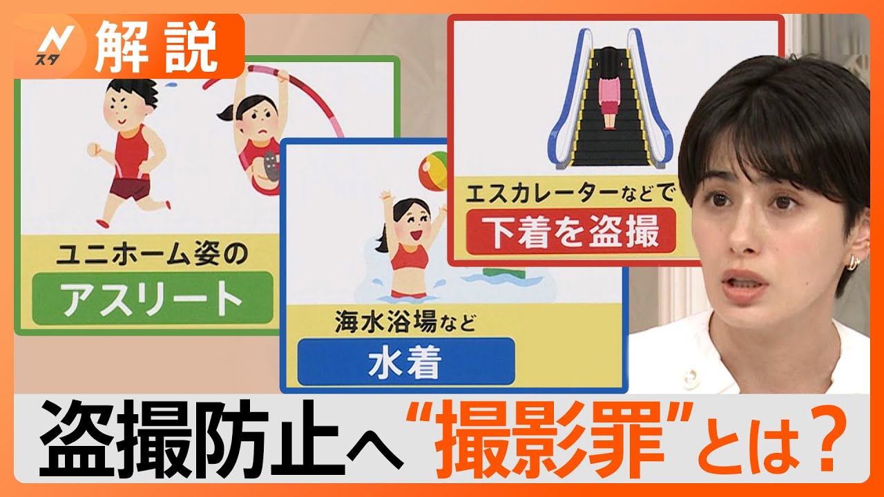 “撮影罪”13日施行、どんなケースが？盗撮防止へ航空業界も歓迎【Nスタ解説】｜TBS NEWS DIG