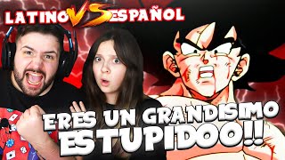 ESPAÑOLES REACCIONAN. A DRAGON BALL LATINO??GOKÚ LE DICE A FREEZER ERES UN GRANDISIMO ESTUPIDO?