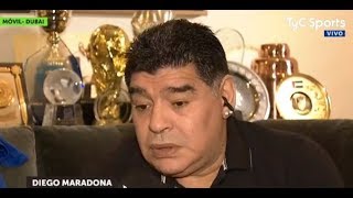 Maradona habló de la interna RiquelmeTevez