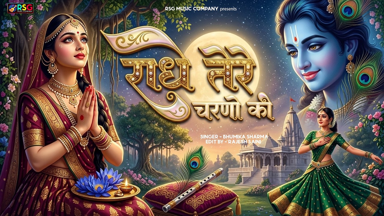 राधे कृष्णा भजन | Radhe Tere Charno Ki | राधे तेरे चरणों की धूल जो मिल जाए | Bhumika Sharma #bhajan