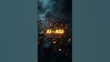 🤖 AI vs AGI Explained in 60s ✨ #AIShorts #FutureTech #AGI