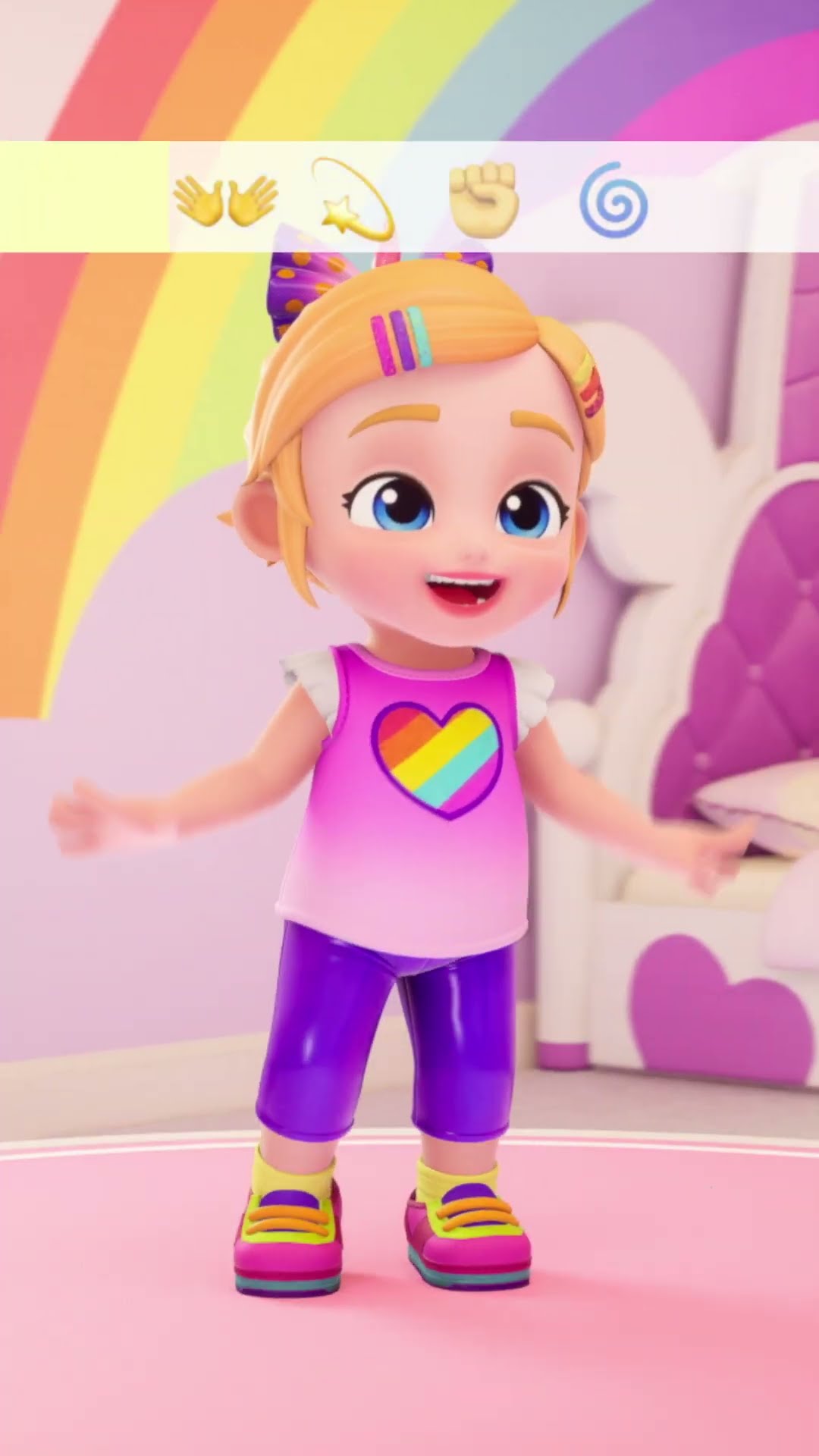 ?? Rainbow Unicorn #shorts #bora #bebefinn