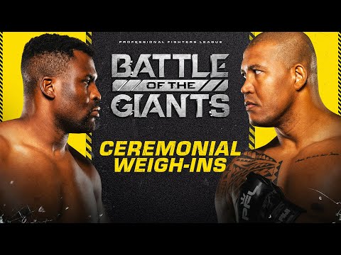 PFL Battle of the Giants - Ceremonial Weigh-Ins