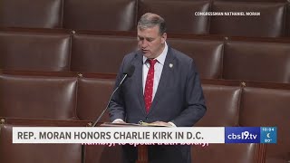 Rep. Nathaniel Moran honors Charlie Kirk in D.C.
