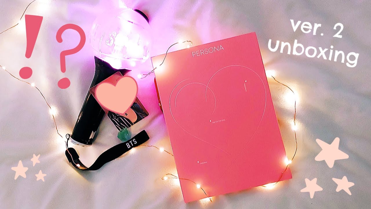 bts persona: map of the soul album unboxing!! version 2 - YouTube