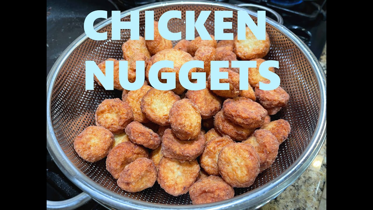 CHICKEN NUGGET/COOKING GLUTEN FREE/ How to deep fry chicken nuggets