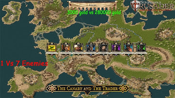 1 vs 7   Powerful Enemy - Stronghold Crusader Definitive Edition Hardcore Europe  map