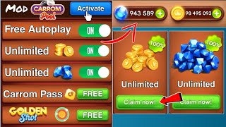 Carrom Pool Unlimited Coins New Trick 😱 How to Make Unlimited Coins Without Autoplay 😎