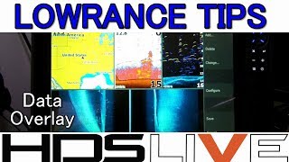 Lowrance HDS Live Data Overlay HOW TO