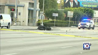 Man on scooter killed in early morning Miami crash