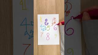Number Doodles! 🔢🎨 Fun Lesson for Kids! 🌟✨ #numbers #learning