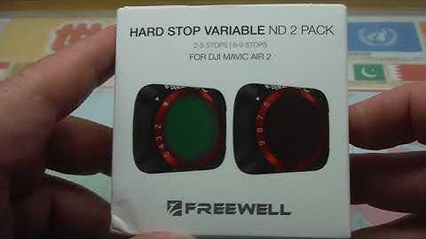 FreeWell Variable ND Filter (2 Pack) for Mavic Air2