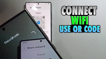 How to Connect wifi using QR code on Samsung galaxy S24/S24+/S24 Ultra