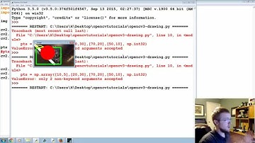 Drawing and Writing on Image - OpenCV with Python for Image and Video Analysis 3