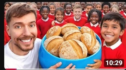 Click this video to feed 1 person @MrBeast 