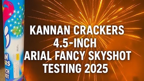 4 1/2 inch arial fancy from Kannan crackers 180Rs #fireworks #kannancrackers #diwali