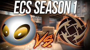 NiP vs Dignitas | Map 2 (Overpass) ECS Season 1 (09.05.2016)