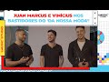 Juan Marcus & Vinícius falam sobre a gravação do novo DVD no UMusic Studio