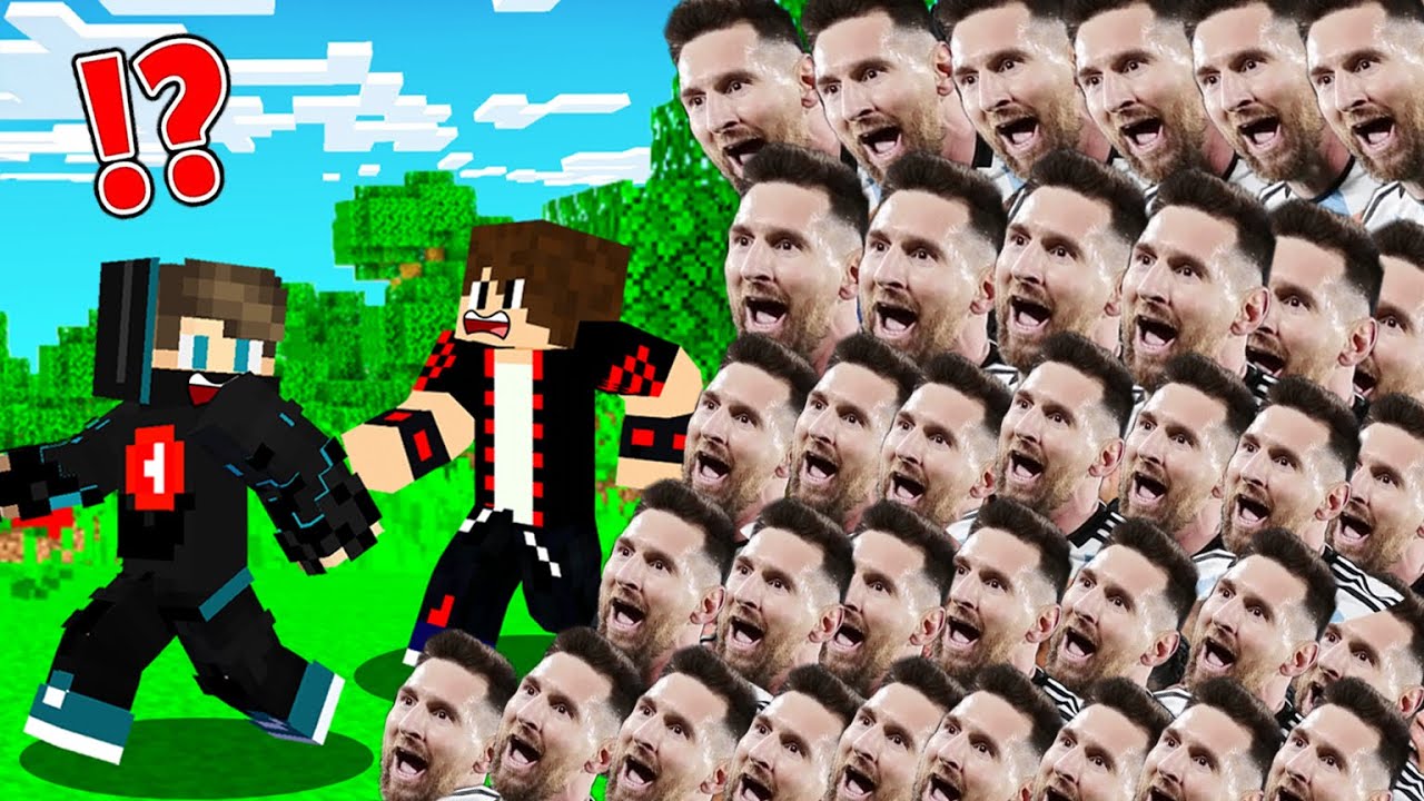 ماين كرافت : الهروب من تسونامي ميسي ولكن انكرا ميسي معصب !!؟ 😱🔥