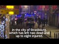 European Parliament in lockdown after shooting at Christmas market in Strasbourg