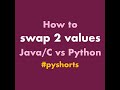 Swap 2 values #Shorts #programming