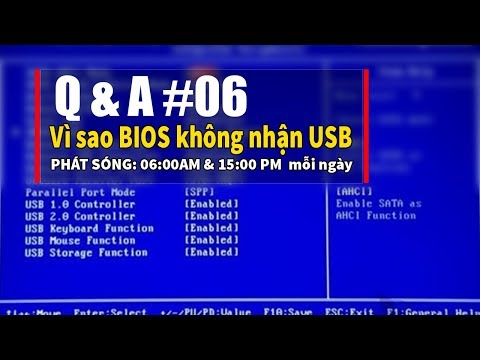 Chu Đặng Phú VÌ SAO BIOS KHÔNG NHẬN USB? | Foci