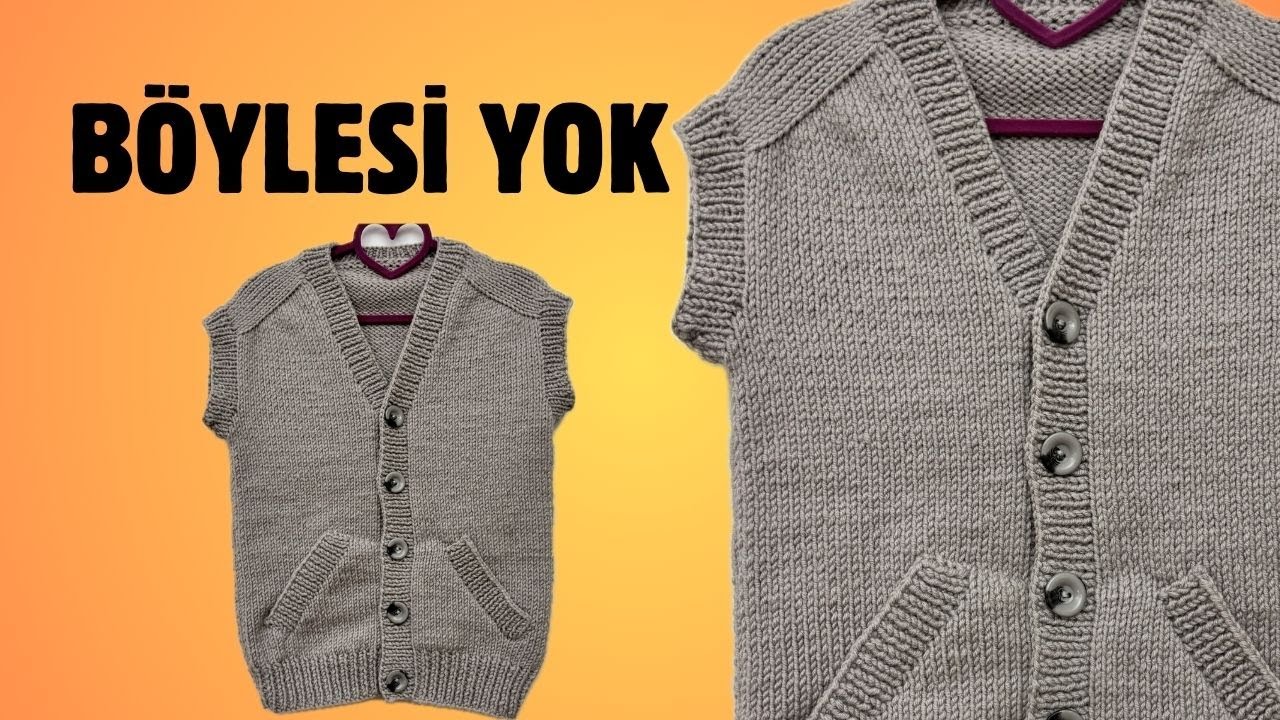 Yine Bir İLK : Reglan Omuz Detaylı Spor Erkek Yeleği