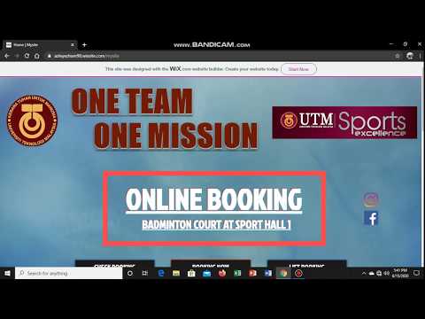 WEB BASED APPLICATION PROJECT - ONLINE BOOKING BADMINTON COURT