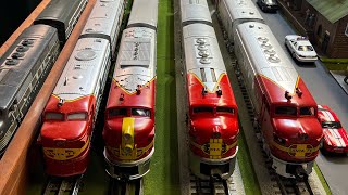 Lionel/Williams Santa Fe War Bonnet Run