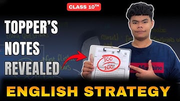 AIR1 Aarav Malhotra | How I Scored 100/100 in English Board Exams | Topper Notes + Complete Strategy