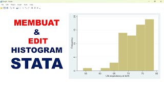 📊Membuat dan Edit HISTOGRAM dalam STATA