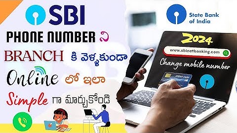 Change SBI Mobile Number Online in 5 Minutes (Net Banking Guide)|| sanjeev btech