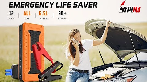 SYPOM Jump Starter 3000A Peak 21000 mAh Car Starter ( All Gas, Up to 6.5L Diesel Engine)