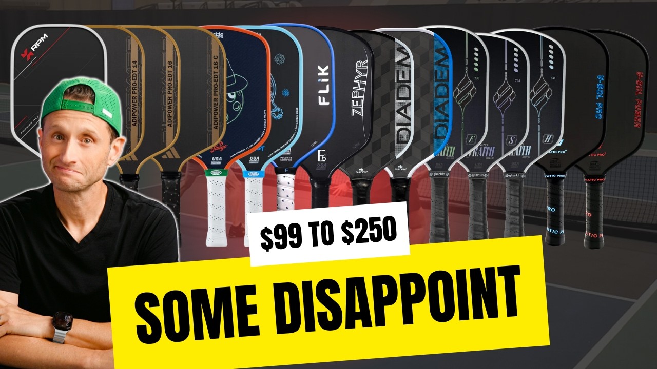 Pickleball Racket Expensive Are Expensive Pickleball Paddles Worth It? 17 Tested From $99 - YouTube