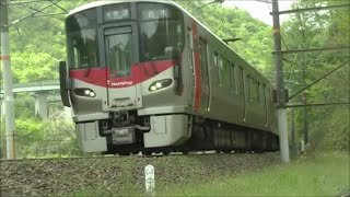 【山陽本線】227系 普通白市行 八本松～瀬野